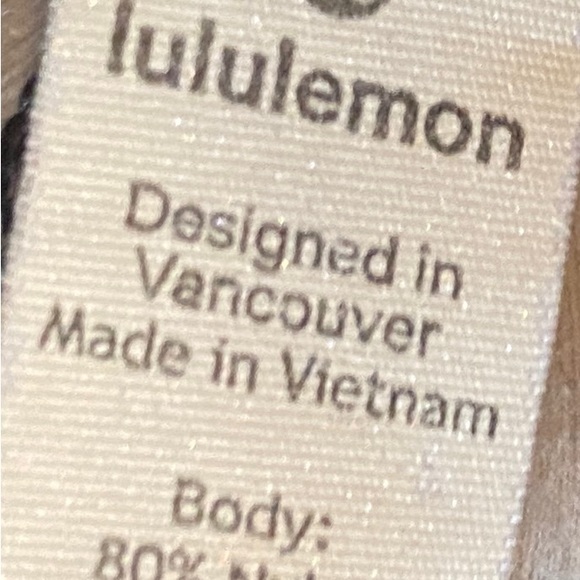Lululemon Gray Ballet Style Leggings Size 12 - Picture 2 of 3
